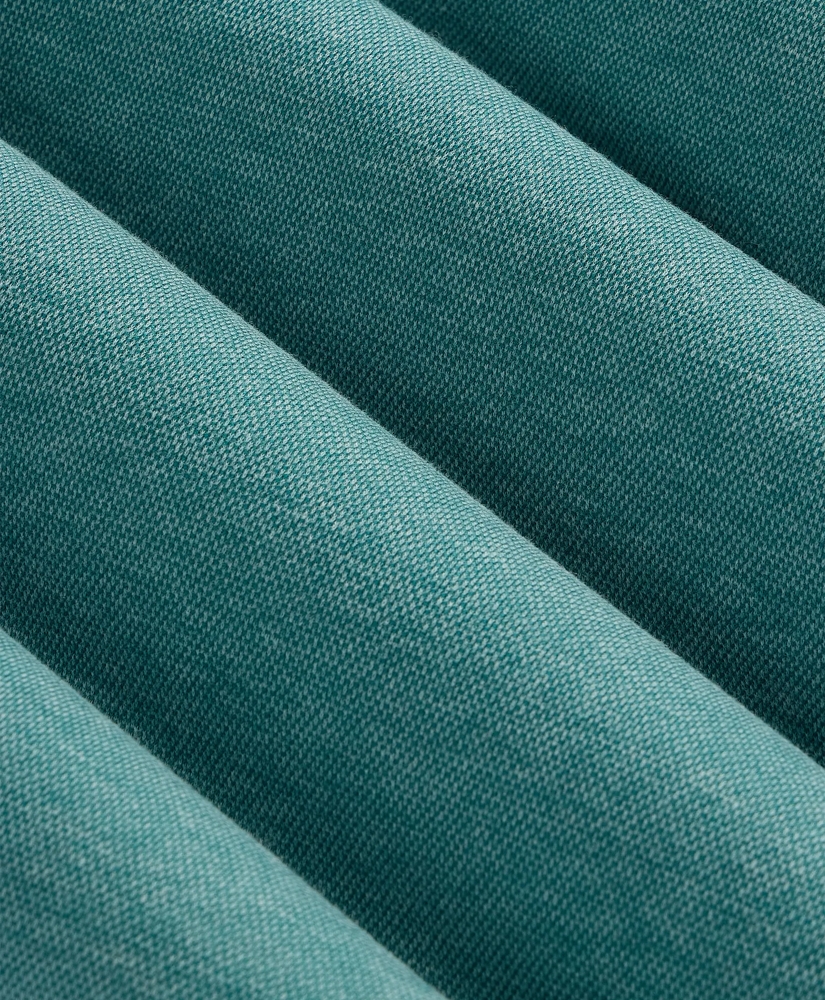 Cotton Blend Pique Quarter-Zip, image 3