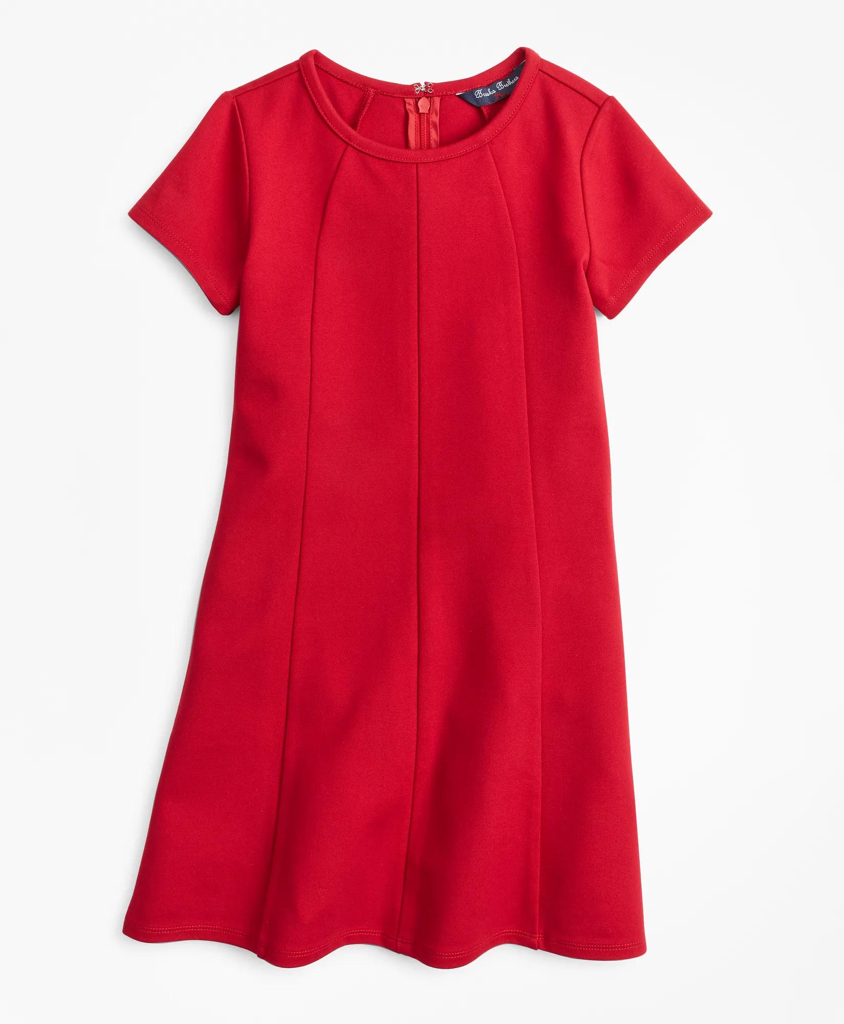 Girls Knit Ponte Dress, image 1