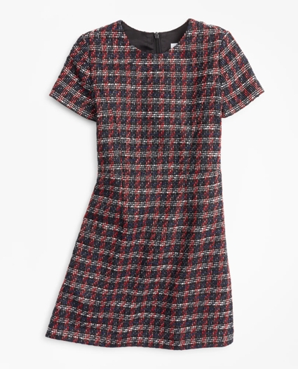 Girls Tweed Boucle Dress