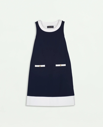 Girls Sleeveless Ponte Dress