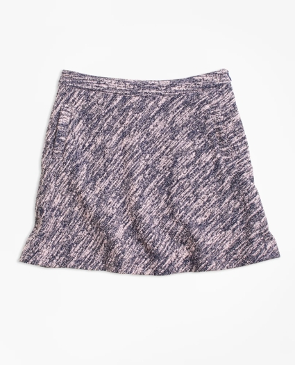 Girls Cotton Stretch Boucle Skirt
