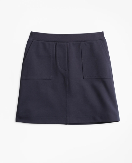 Girls Knit Ponte Skirt, image 1