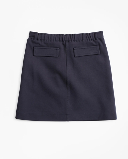 Girls Knit Ponte Skirt, image 2