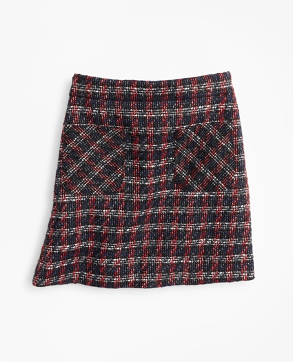 Girls Tweed Boucle Skirt, image 1