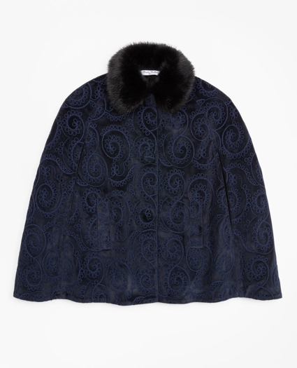 Girls Velvet Cape