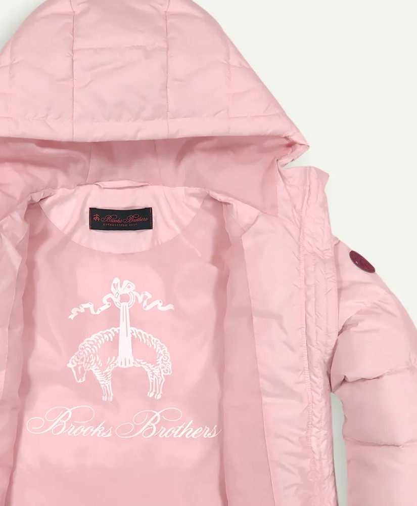 Girls Ruffle Puffer Jacket, image 2