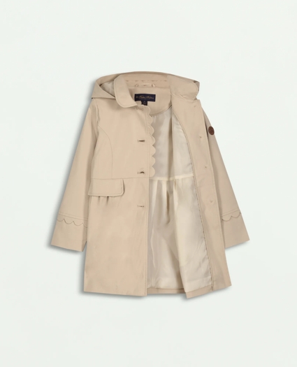 Girls Hooded Dress Coat, image 2