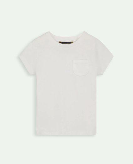 Girls Cotton Crewneck T-Shirt, image 1