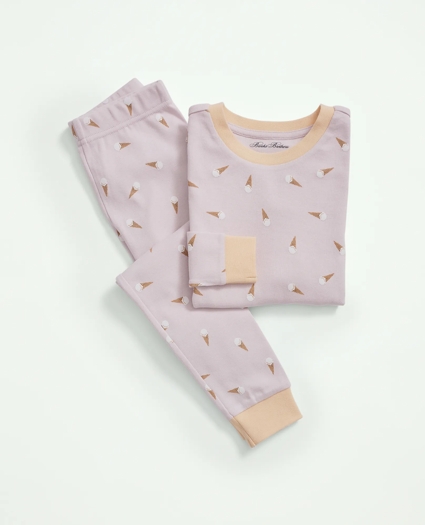 Kids Cotton Printed Pajama Set, image 1
