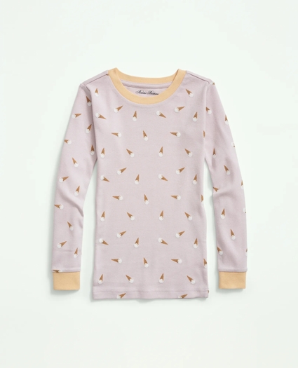 Kids Cotton Printed Pajama Set, image 2