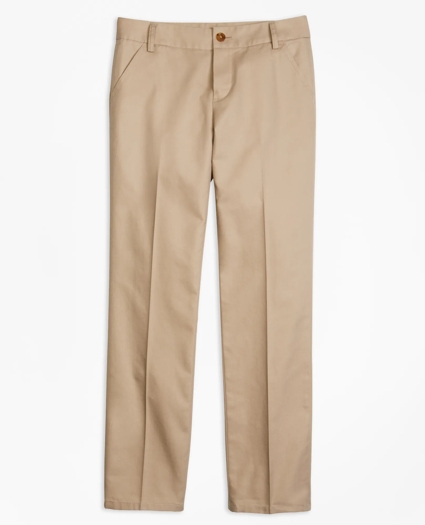 Girls Non-Iron Chino Pants, image 1
