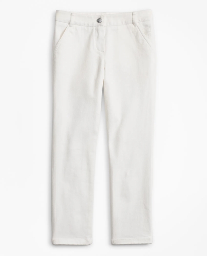 Girls Cotton Twill Pants, image 1