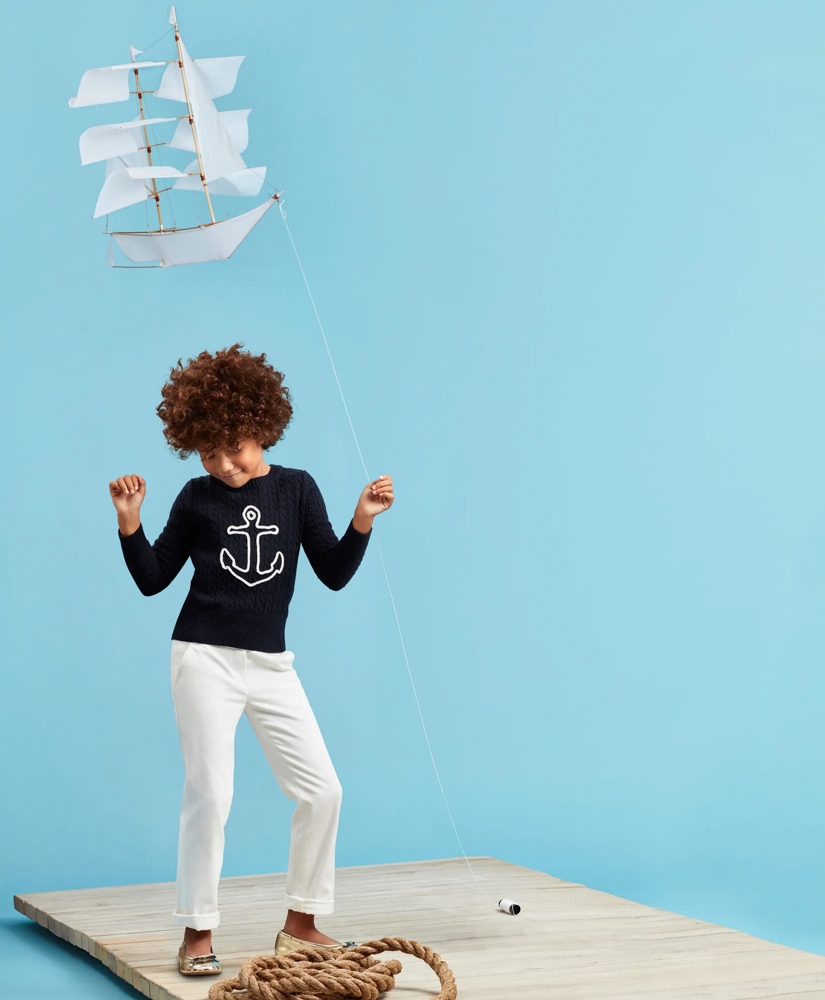 Girls Cotton Twill Pants, image 4