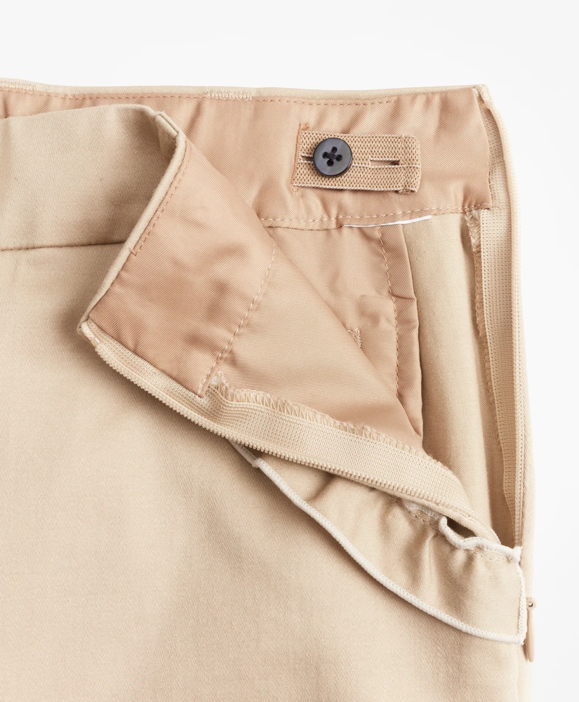 Girls Cotton Blend High Rise Ruffle Pants, image 3