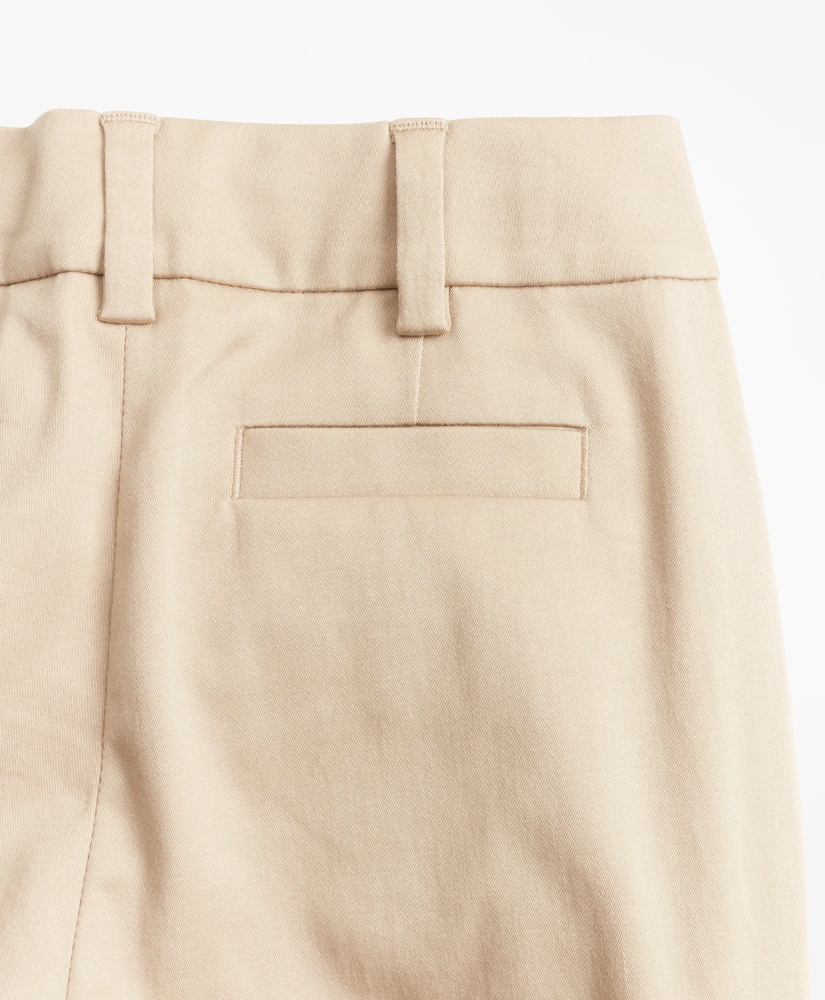 Girls Cotton Blend High Rise Ruffle Pants, image 4