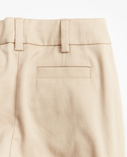 Girls Cotton Blend High Rise Ruffle Pants, image 4