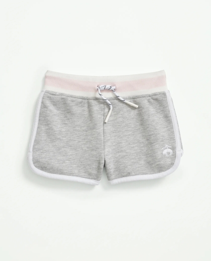 Girls Cotton Fleece Shorts, image 1