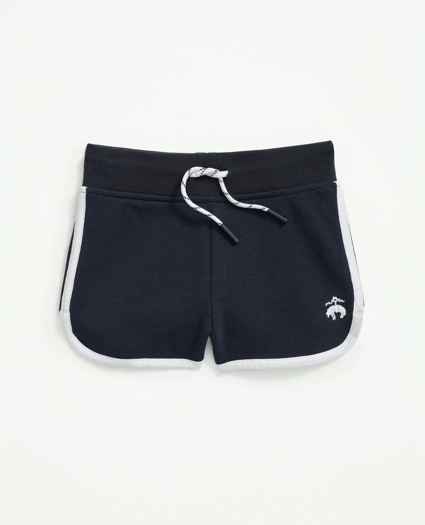 Girls Cotton Fleece Shorts, image 1