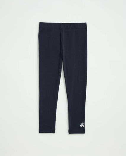 Girls Cotton Blend Leggings, image 1