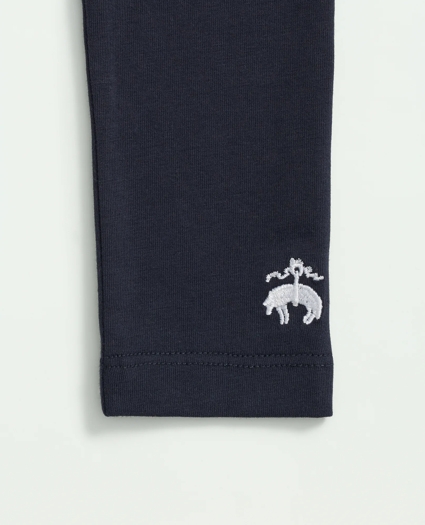 Girls Cotton Blend Leggings, image 2