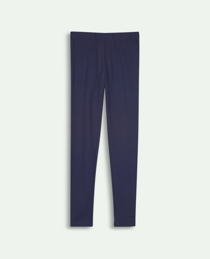 Girls Stretch Cotton Leggings, image 1