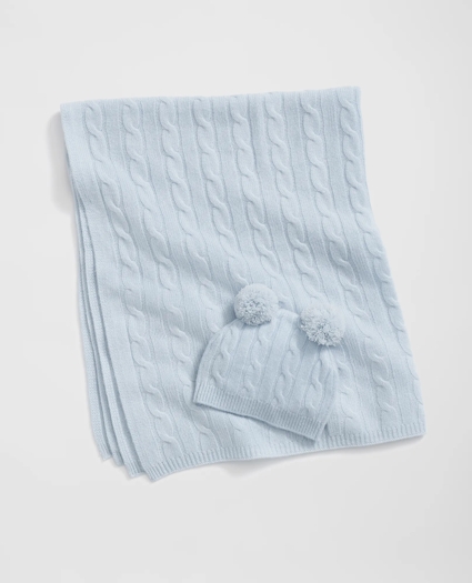 Cashmere Baby Blanket & Beanie Gift Set, image 1