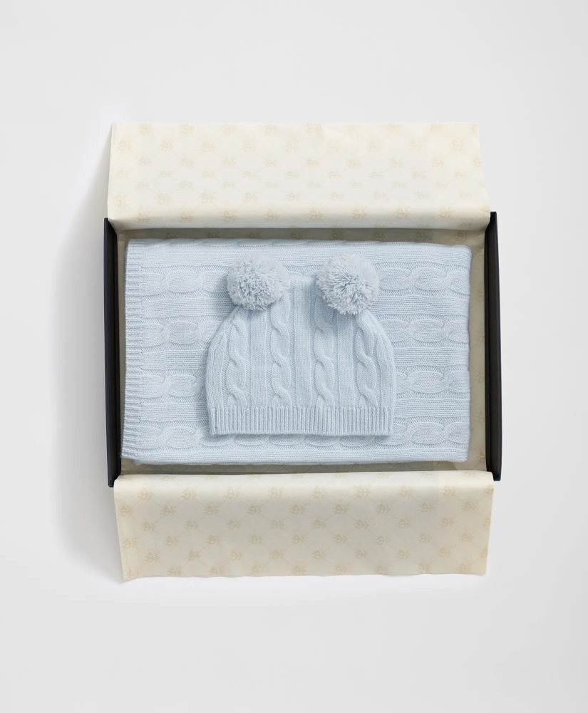 Cashmere Baby Blanket & Beanie Gift Set, image 3