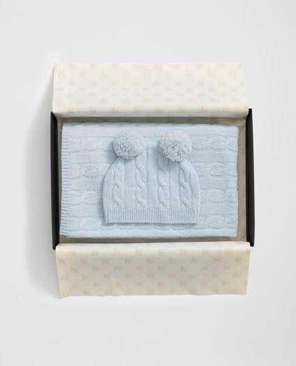 Cashmere Baby Blanket & Beanie Gift Set, image 3