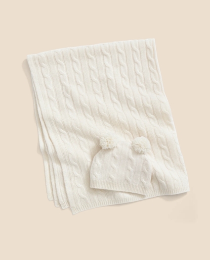 Cashmere Baby Blanket & Beanie Gift Set, image 1