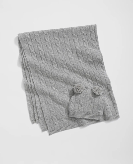 Cashmere Baby Blanket & Beanie Gift Set, image 1