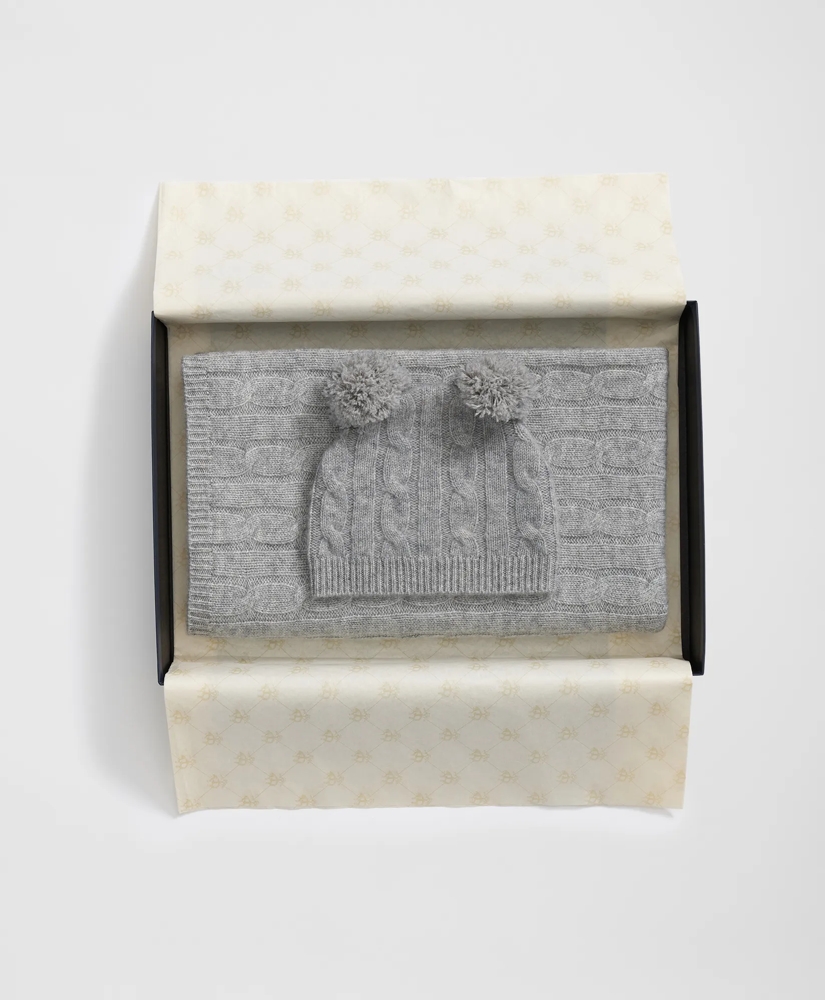 Cashmere Baby Blanket & Beanie Gift Set, image 3