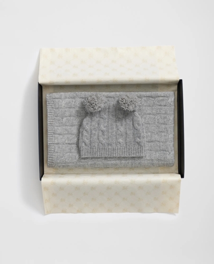 Cashmere Baby Blanket & Beanie Gift Set, image 3