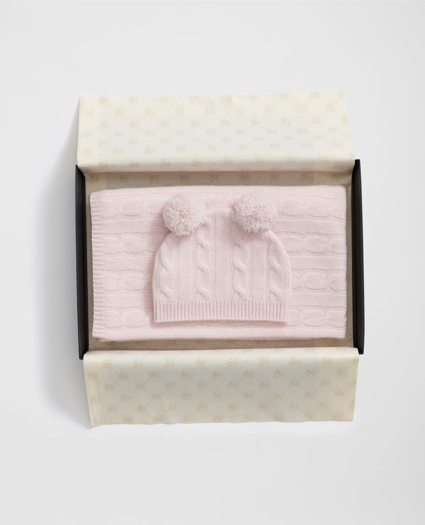 Cashmere Baby Blanket & Beanie Gift Set, image 3