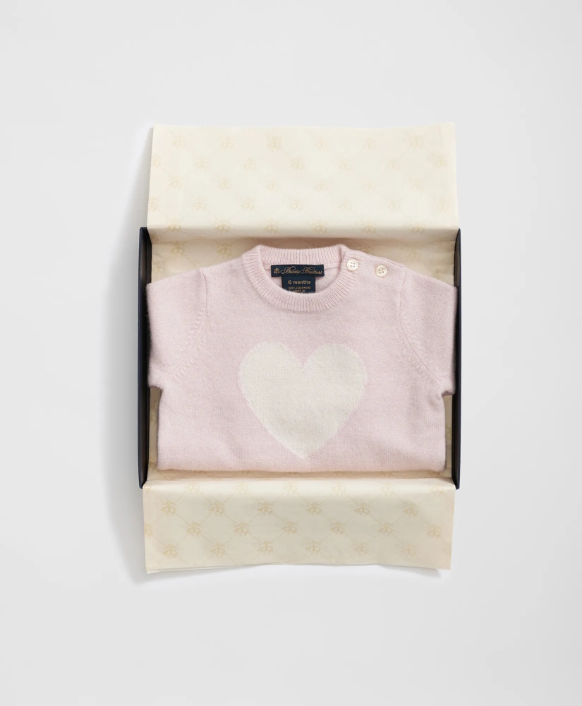 Cashmere Heart Motif Onesie, image 2