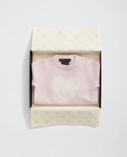 Cashmere Heart Motif Onesie, image 2