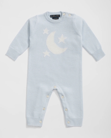 Cashmere Moon Motif Onesie, image 1