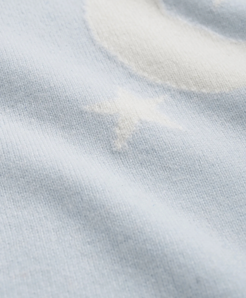 Cashmere Moon Motif Onesie, image 3