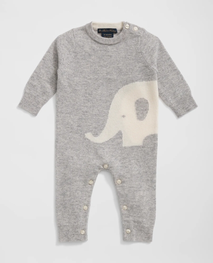 Cashmere Elephant Onesie, image 1