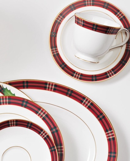 Signature Tartan Oval Platter, image 2