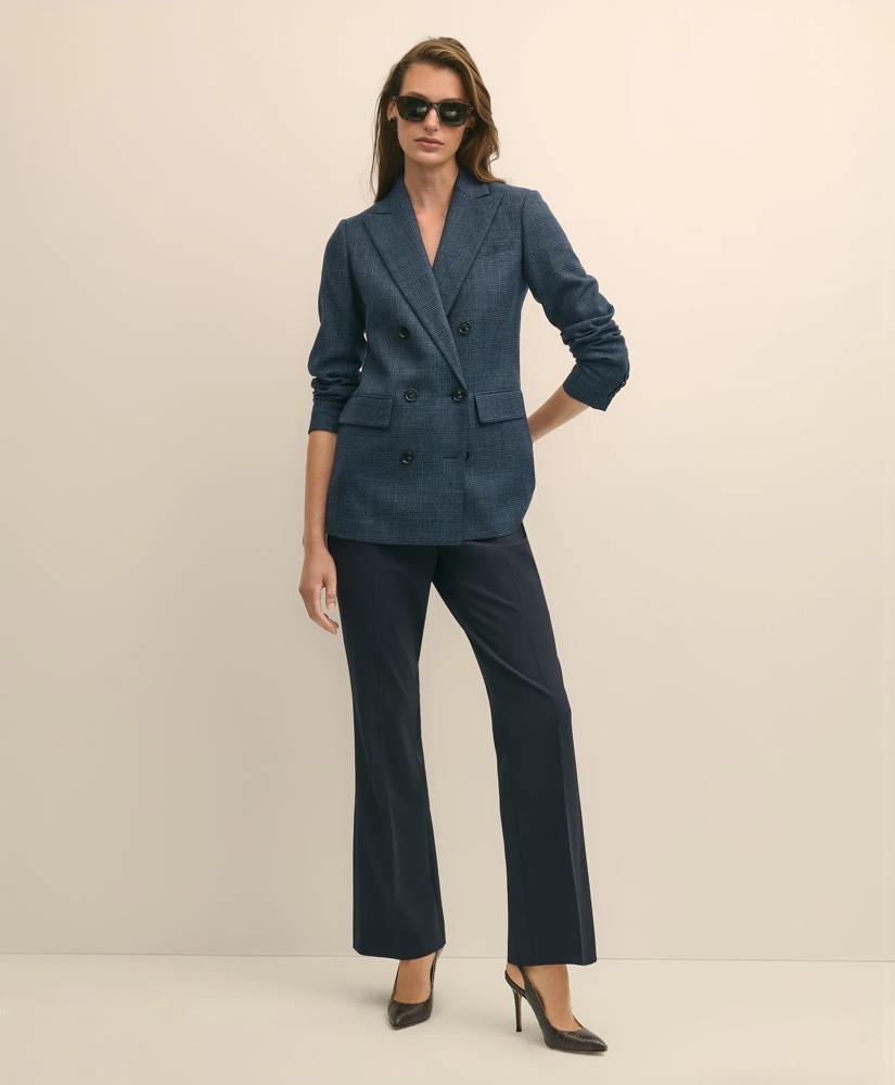 Wool Plaid Double-Breasted Jacket, image 2