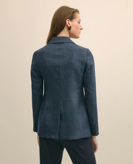 Wool Plaid Double-Breasted Jacket, image 4