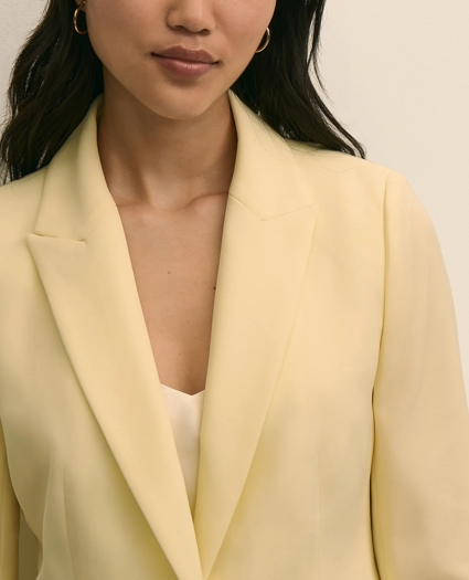 Crepe Ruched-Sleeve Jacket, image 3