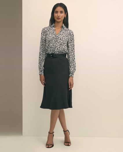 Crepe Slip Skirt, image 1