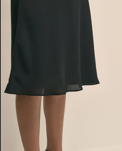 Crepe Slip Skirt, image 4