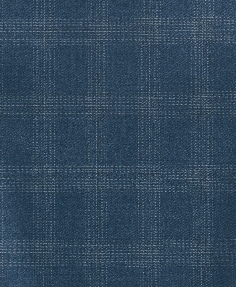 Wool-Silk Blend Plaid Pencil Skirt, image 3