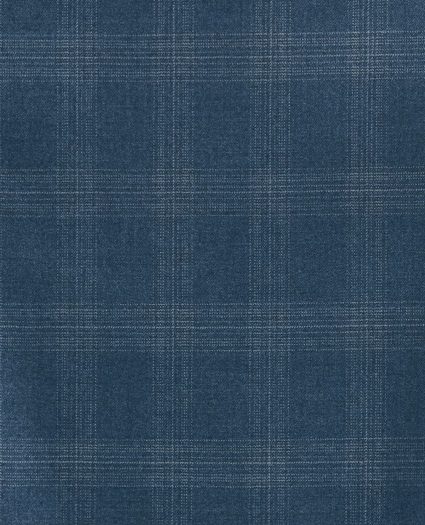 Wool-Silk Blend Plaid Pencil Skirt, image 3