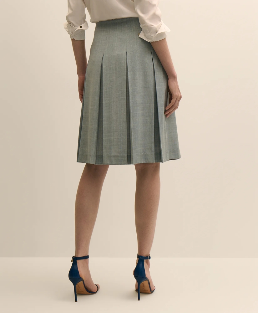Wool-Blend Pleated Mini Skirt, image 3