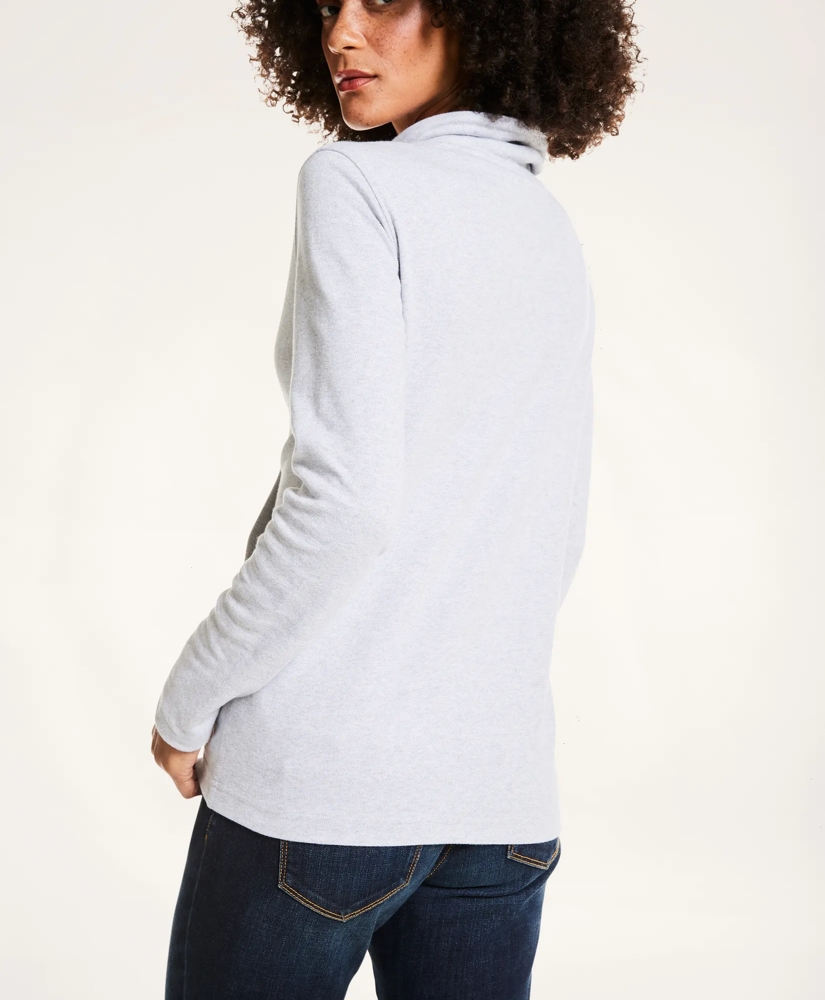 Bird's-Eye Oxford Cotton Sweatshirt, image 3