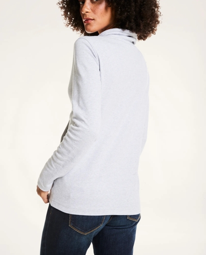 Bird's-Eye Oxford Cotton Sweatshirt, image 3