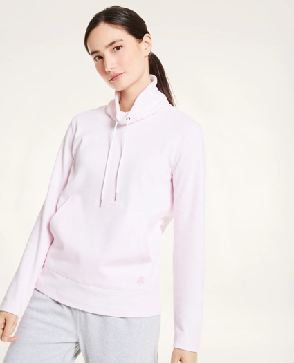 Bird's-Eye Oxford Cotton Sweatshirt, image 1